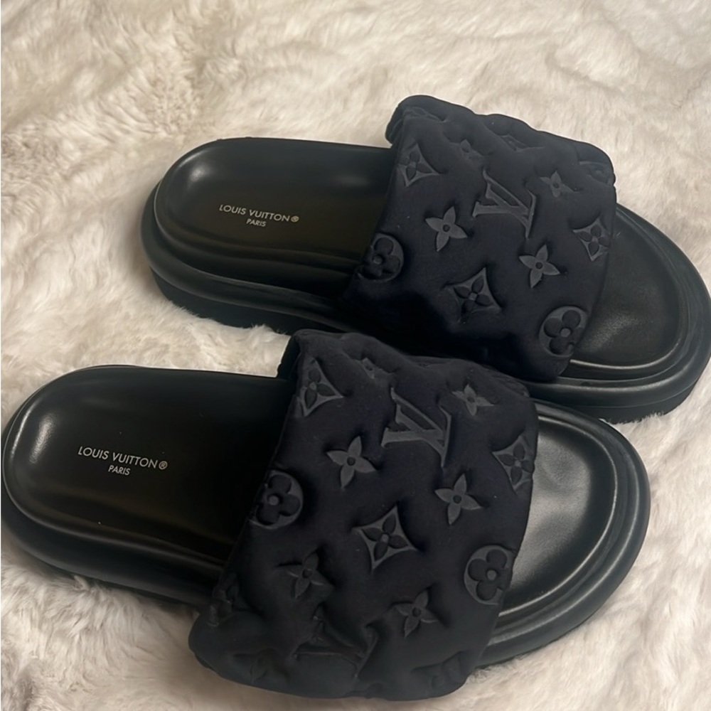 Louis Vuitton pillow slides
